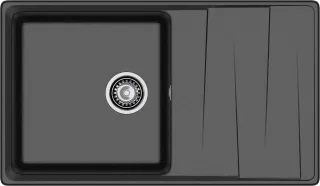 Мойка кухонная GranFest Чёрная Level LV-860 L чер