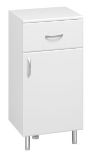 Напольная тумба Misty Люси правая 40см белый