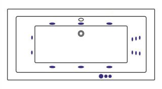 Гидромассажная ванна Whitecross Savia Duo 0103.170080.100.SMART.CR 170x80см Smart хром