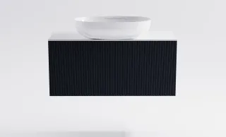 Тумба с раковиной Astra-Form М-40 Slim 4631177714689 100 см серый матовый