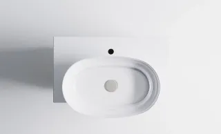 Тумба с раковиной Astra-Form М-40 Slim 4631177714535 80 см голубой матовый