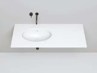 Встраиваемая раковина Salini Marea 12 S-Sense 1101109M 55см белый матовый