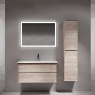 Подвесная тумба под раковину Sancos Marmi 2.0 MR2.0100EG 99см дуб галифакс натуральный