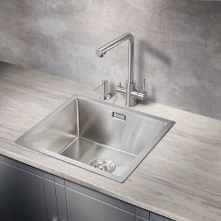 Мойка для кухни Milacio Denia 48 Steel MC.77440 нержавеющая сталь