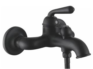 Смеситель для ванны Rose R0202H чёрный матовый