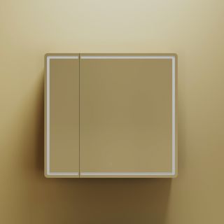 Зеркальный шкаф с LED подсветкой Sancos Mirror MI80ECH 79см дуб чарльстон