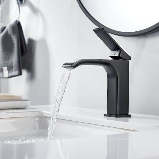 Смеситель для раковины Shevanik S4001H чёрный