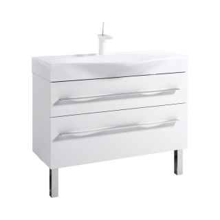Тумба под раковину Aqwella Милан 100 Mil.01.10/2n/W