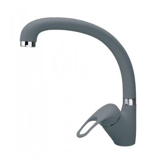 Смеситель для кухни Florentina Мира серый шёлк