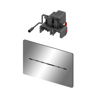 Электронная панель смыва TECE TECEsolid 9240451 с бесконтактной активацией питание от сети 12 В хром глянцевый