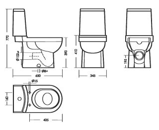 Унитаз-компакт Sanita luxe Next Comfort белый