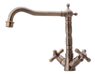 Смеситель для кухни Swedbe Selene 7142 бронза