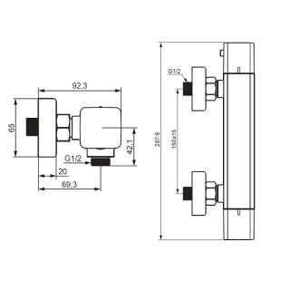 Смеситель для душа Damixa Gala 536000000 хром