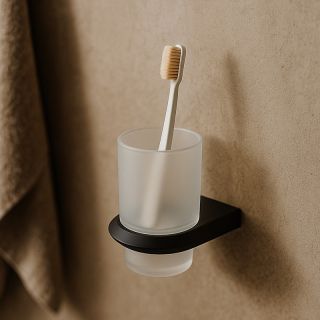 Стакан для ванной комнаты Knotlor SC103BL, черный