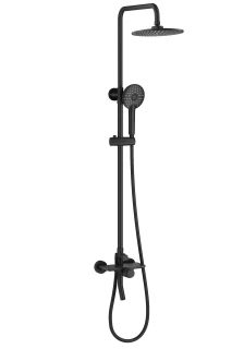 Душевая стойка Wonzon & Woghand Click WW-N3S962-MB чёрный матовый