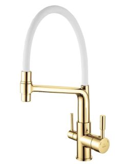 Смеситель для кухни Rose R658E золото