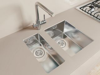 Кухонная мойка Florentina Оптима-HM 170.400.10.10 серебристый