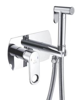Гигиенический душ со смесителем Rose R205 хром