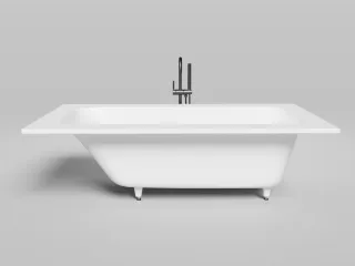 Ванна из искусственного камня Salini Orlanda Plus Kit S-Sense 102114GRH 190x100см RAL снаружи