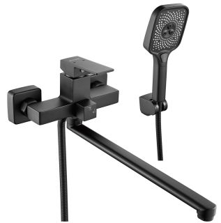 Смеситель для ванны Shevanik S9622H чёрный