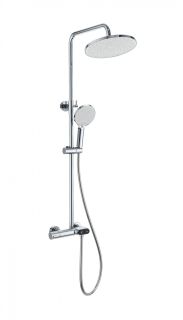 Душевая стойка Wonzon & Woghand Muse Corno WW-B2091-A-CR с термостатом хром