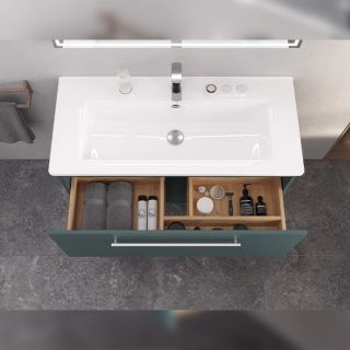 Тумба под раковину подвесная Velvex Posse tp.POS.OSK.105.1Y верде, 105 см