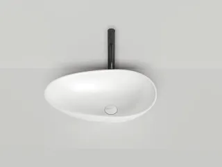 Накладная раковина Salini Paola S-Stone 1101201SM 58см белый матовый