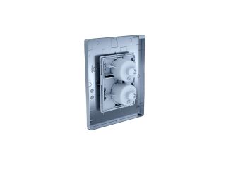 Кнопка смыва Aquatek Pneumo N PNN-0000004 пневматическое управление оружейная сталь