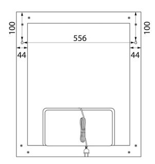 Зеркало с подсветкой IDDIS Slide SLI6000i98 60см чёрный