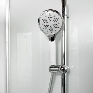 Душевая кабина Deto EM1590 N LED с гм. 90х90х208см