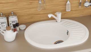 Смеситель для кухни Ulgran Classic U-004-310 серый