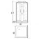 Душевая кабина RIVER QUADRO 80/26 МТ