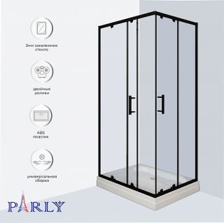 Душевой уголок с поддоном PARLY QZ81B N (80х100х195)