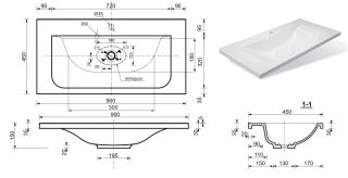 Раковина Эстет Bali silk ФР-00014913 90см белый