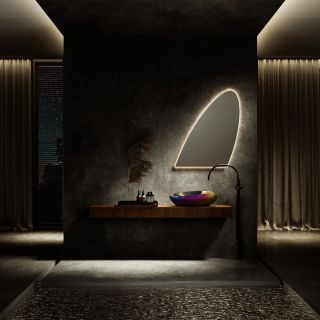 Раковина ABBER Bequem AC2107Regen 49см хамелеон