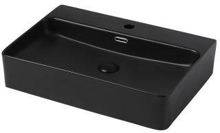 Раковина ABBER Rechteck 61см чёрный матовый AC2201MB