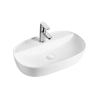 Раковина накладная Azario 61х40х12 фаянс (AZ2203SP)