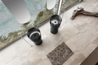 Напольная раковина ABBER Kristall 45x90см чёрный AT2701Onyx-H