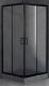 Душевой уголок Royal Bath HPD 80x80см чёрный RB80HPD-T-BL