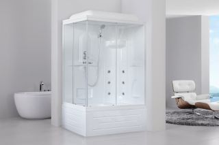 Душевая кабина Royal Bath BP правая стекло прозрачное 100x80см RB8100BP2-T-R