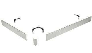 Экран для душевого поддона RGW N/ST-21 W 50231577-01 70x170см белый