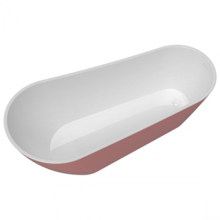 Ванна акриловая Delice Riviera DLR440103P 170х74 розовая матовая