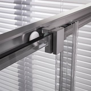 Душевой уголок Veconi Premium Trento PTC-SP-30B, 1400х900x2000, черный матовый, стекло прозрачное