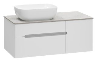 Подвесная тумба под раковину Misty Роял 100см белый