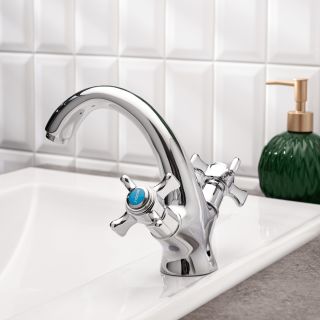 Смеситель для раковины BOOU BA5341-1-B723 хром