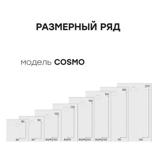 Душевой поддон Starohome Cosmo 87177193 160x100 см белый матовый