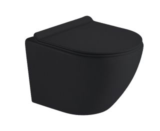 Унитаз Timo RIMLESS безободковый,подвесной, с сидением микролифт(TK-403 MB)