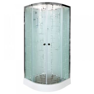 Душевая кабина Deto EM1590 с гидромассажем (гм.) 90х90х220 см