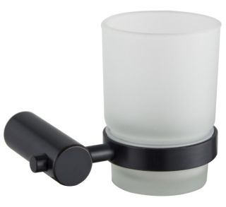 Стакан для ванной комнаты Haiba HB8406-7 чёрный матовый