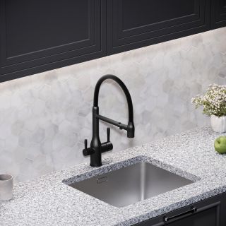 Смеситель для кухни Sancos Garda SC4009MB чёрный матовый